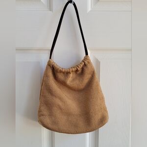 The Sak Elliott Lucca Tan Small/Medium Hobo Versatile Purse Handbag Crochet Styl